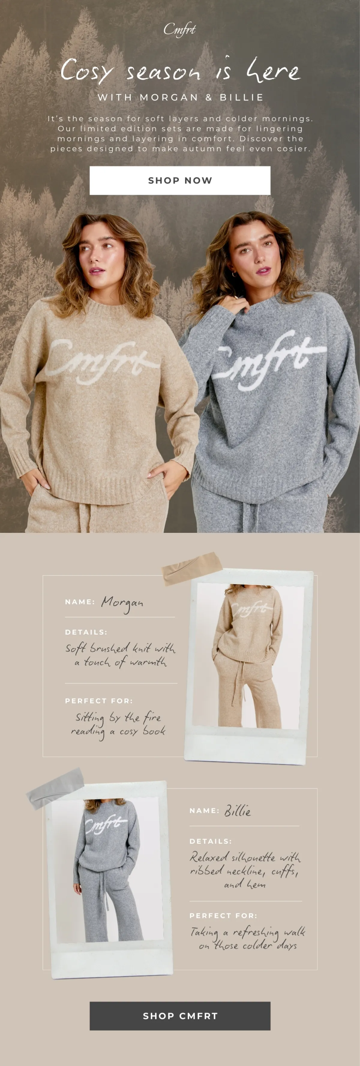 Cmfrt Email Design 1